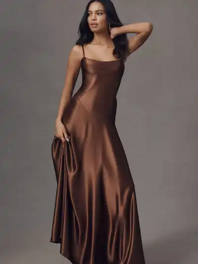 Mare Mare Emmy Satin-Korsettkleid